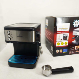 Еспресо кавоварка Crownberg CB-1570 1200 Вт з робочим тиском 20 бар і функцією приготування 2 чашок