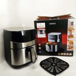 Кухонний потужний аерогриль Crownberg CB-5553 6.5Л 1600Вт повітряна аерофрітюрниця