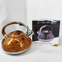 Чайник зі свистком Edenberg EB-1959 3л із капсульним дном Brown Чайник зі свистком Edenberg EB-1959 3л із капсульним дном Brown