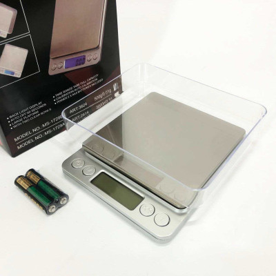 Ваги ювелірні Domotec MS-1729B електронні з 2-ма чашами 0,01-500 гр, Кишенькові ваги для золота Ваги ювелірні Domotec MS-1729B електронні з 2-ма чашами 0,01-500 гр, Кишенькові ваги для золота