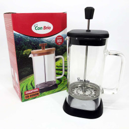 Френч-прес Con Brio CB-6680В 800 мл, Заварювальний чайник для листового чаю, Френч-прес красивий