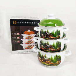 Набір каструль Edenberg EB-1889 6 предметів Набір каструль Edenberg EB-1889 6 предметів