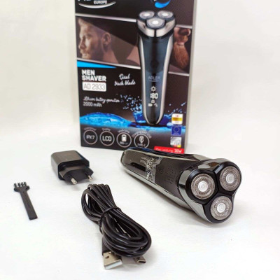 Електробритва для чоловіків роторна Adler AD 2933 акумуляторна 30 Вт 