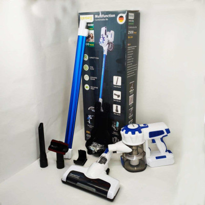 Бездротовий акумуляторний вертикальний пилосос Rainberg RB-2301 2500Вт з фільтром HEPA та LED-підсвічуванням 