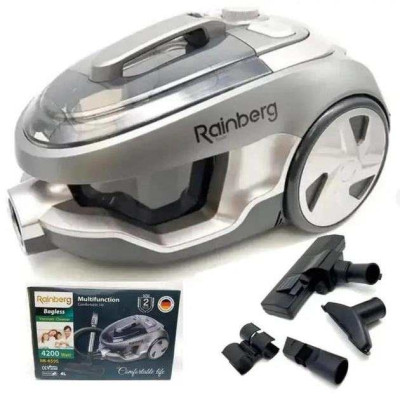 Побутовий пилосос Rainberg RB-659 S мультициклонного типу з контейнером 4л, 4200Вт 