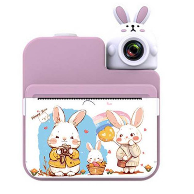 Дитячий фотоапарат миттєвого друку JD30 PINK Дитячий фотоапарат миттєвого друку JD30 PINK