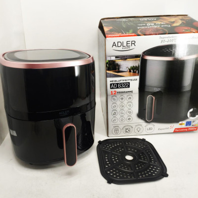 Аерофритюрниця Adler AD 6322 на 12 програм 5л 2000Вт 