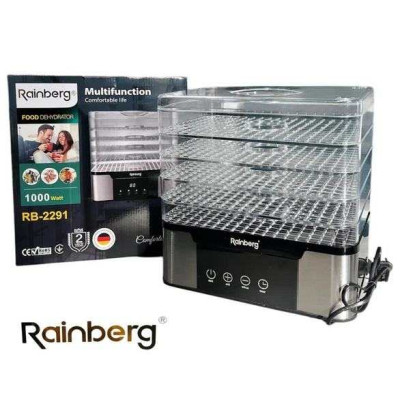 Електрична сушарка для овочів та фруктів Rainberg RB-2291 1000Вт 