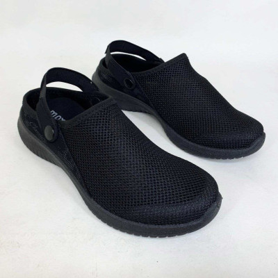 Жіночі літні кросівки чорні з сітки 38 розмір 24 см 