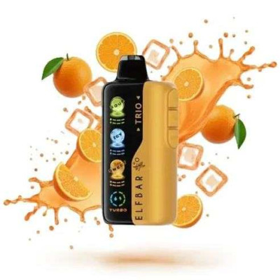 Elf Bar Trio 40000. Апельсин (Orange Blast) 