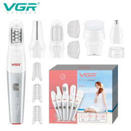 Епілятор VGR 5 в 1 V-752, 5 насадок. Колір: червоний Епілятор VGR 5 в 1 V-752, 5 насадок. Колір: червоний
