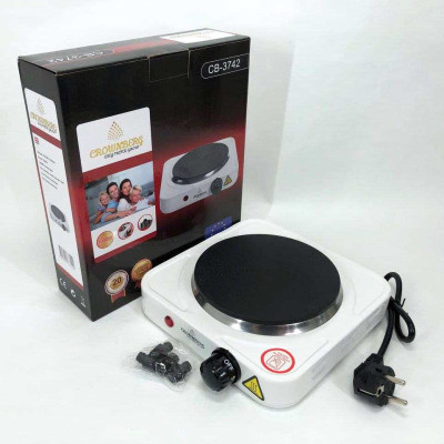 Электрическая плита Crownberg CB-3742 настольная одноконфорочная 