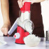 Овочерізка мультислайсер Tabletop Drum Grater Kitchen Master Терка для овочів та фруктів 3 насадки. Колір: червоний Овочерізка мультислайсер Tabletop Drum Grater Kitchen Master Терка для овочів та фруктів 3 насадки. Колір: червоний