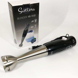 Блендер Suntera HB-701B 500 Вт 2 режими швидкості, ніжка нержавіюча сталь, блендер переносний