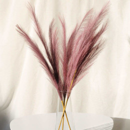 Пампас штучний 75см 5шт/уп. Колір: фіолетовий