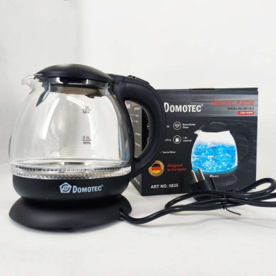 Скляний електрочайник Domotec MS-7910 1л 1650Вт з LED підсвічуванням 