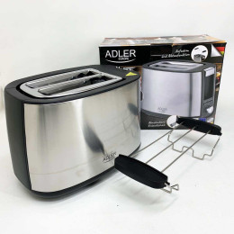Тостер Adler AD 3214 900Вт 7 режимів обсмажування автоматичне вимкнення Тостер Adler AD 3214 900Вт 7 режимів обсмажування автоматичне вимкнення