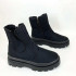 Челсі жіночі 37р 23.5см чорні, Жіночі черевики з нейлону, Жіночі черевики зі штучним хутром 