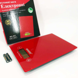 Ваги кухонні MATARIX MX-402 5 кг з дисплеєм, Ваги кухонні для продуктів домашні. Колір: червоний Ваги кухонні MATARIX MX-402 5 кг з дисплеєм, Ваги кухонні для продуктів домашні. Колір: червоний