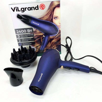 Фен VILGRAND VHD 2424TI. Колір: синій Фен VILGRAND VHD 2424TI. Колір: синій