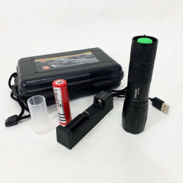 Тактичний Ліхтар Bailong BL-1831 T6 Police, надпотужний ліхтарик, ліхтарик із зарядкою від USB