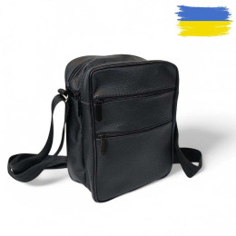 Стильна чоловіча шкіряна сумка через плече – преміальна якість та місткість, велика чоловіча сумка