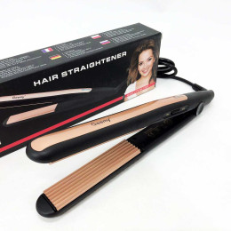 Плойка гофре для волосся Gemei GM-2955W для прикореневого об'єму, Топ випрямляч для волосся