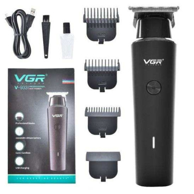 Акумуляторний триммер для стрижки волосся VGR V-933, Тример набір для стрижки волосся та для гоління 