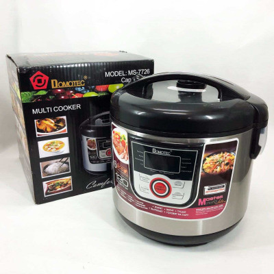 Мультиварка електрична пароварка рисоварка Domotec MS-7726 5л/12 програм Майстер Шеф 1500 Вт Мультиварка електрична пароварка рисоварка Domotec MS-7726 5л/12 програм Майстер Шеф 1500 Вт