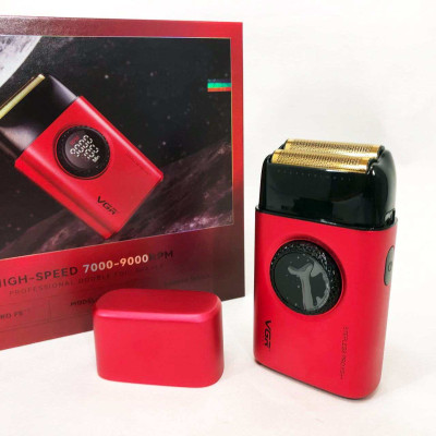 Електробритва VGR V-377 RED шейвер, Електрична акумуляторна бритва для гоління, шейвер чоловічий 