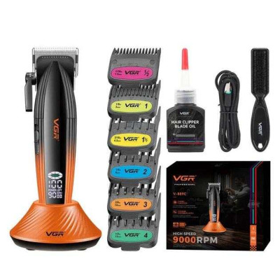 Машинка для стрижки волосся VGR V-889C керамічні леза 9000RPM Машинка для стрижки волосся VGR V-889C керамічні леза 9000RPM