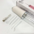 Іригатор для чищення зубів та порожнини рота Oral Irrigator з акумулятором та змінними насадками. Колір: білий 
