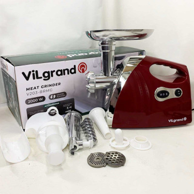 Електром'ясорубка ViLgrand V203-BRMG 2000Вт Red 