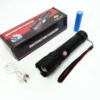 Ліхтарик кишеньковий світлодіодний Police BL-6525-GT100 з ремінцем та функцією зуму 