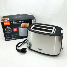 Електричний тостер RAF R.507 з 7 регульованими рівнями підсмажування та знімним піддоном для крихт 750 Вт Електричний тостер RAF R.507 з 7 регульованими рівнями підсмажування та знімним піддоном для крихт 750 Вт