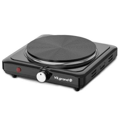 Настільна електрична плита 1 конфорка ViLgrand VHP181F Black 