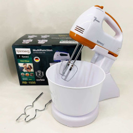 Міксер 7 швидкостей із чашею 2 л Rainberg RB-1005 500Вт Orange Міксер 7 швидкостей із чашею 2 л Rainberg RB-1005 500Вт Orange