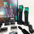Комплект VGR 2 в 1 V-885 S2 GREEN, акумуляторна машинка для стрижки та триммер 