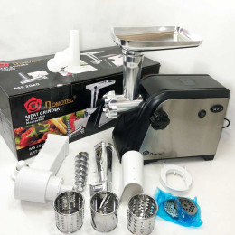 Електрична м'ясорубка Domotec MS-2020 з насадкою для томатів та терками 2600Вт