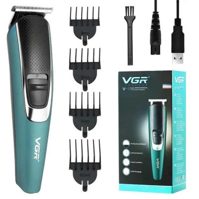 Тример для бороди та волосся VGR V-176 від USB, Професійний триммер для стрижки Тример для бороди та волосся VGR V-176 від USB, Професійний триммер для стрижки