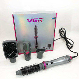 Професійний стайлер для укладання волосся 4в1 VGR V-408 700 Вт, Функціональний професійний фен