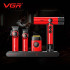 Набір VGR STEPLERSS RPO 4 IN 1 RED, триммер, машинка для стрижки, електробритва, фен Набір VGR STEPLERSS RPO 4 IN 1 RED, триммер, машинка для стрижки, електробритва, фен
