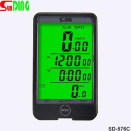 Велокомп'ютер SD-576C бездротовий з підсвічуванням екрану