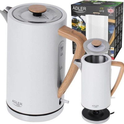 Електрочайник Adler AD 1347 1.7л White 