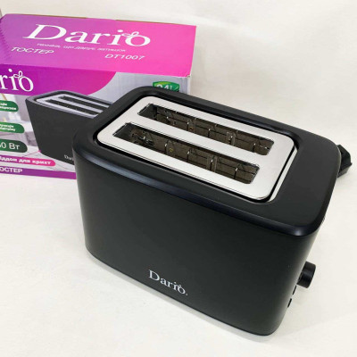 Тостер DARIO DT1007. Колір: чорний 