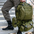 Рюкзак тактичний 55л з трьома підсумками! Якісний штурмовий для походу подорожей великий рюкзак баул 