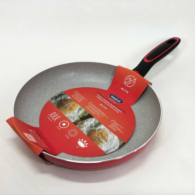 Сковорода Magio MG-1178 з мармуровим антипригарним покриттям 26 см, сковорода з товстим дном 