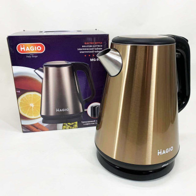 Електрочайник Magio MG-971 термостійкий 1.7 л 1500 Вт Стильний електричний чайник Тихий побутовий чайник 