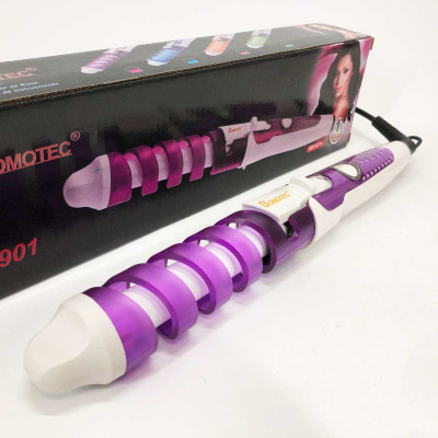 Плойка спіральна для волосся Domotec MS-4901 з кераміко-турмаліновим покриттям, Стайлер для завивки 