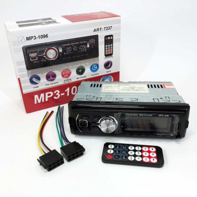 Автомагнітола MP3-1096 BT ISO зі знімною панеллю 4х50W, Магнітофон для машини авто автомобіля Автомагнітола MP3-1096 BT ISO зі знімною панеллю 4х50W, Магнітофон для машини авто автомобіля